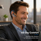 🔊 LIMITED‑TIME 49% OFF! ✨Waterproof Bluetooth Earpiece – Bluetooth5.1, Dual‑Mic Noise Reduction, 180° Rotatable Ear‑Hook ✨