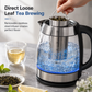 📢📢50% OFF !! ⏰2L Large Capacity Glass Electric Kettle with Automatic Shut Off and Overheat Protection