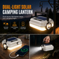🎁2026 New Arrivals 50% OFF💥Dual‑Light Solar Camping Lantern‑Multi‑Function Portable Solar Work Light with Power Bank, Hanging Emergency Lamp for Camping Hiking Power‑Outage