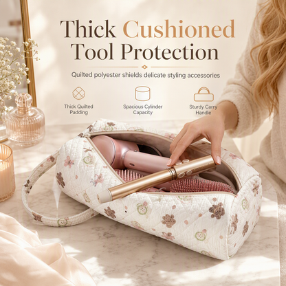 🎁2026 New Arrivals 50% OFF💥Portable Quilted Hair Tool Storage Bag – Padded, Spacious, Travel‑Friendly ✨