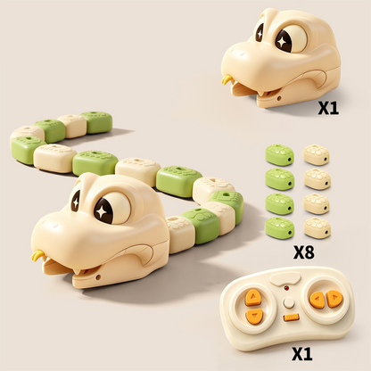 🎁2026 New Arrivals 50% OFF💥Remote Control Snake Toy with Magnetic Splicing Segments