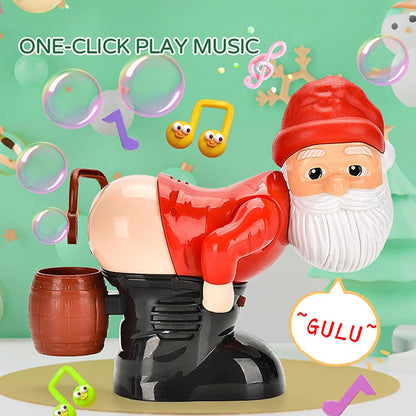 🎁2026 New Arrivals 50% OFF💥Christmas Santa Bubble Maker – One-Click Automatic Bubble Blowing, Joyful Music & Flashing Night Lights – Cute Holiday Toy for Kids & Family Fun 🎄
