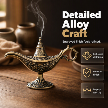🎁2026 New Arrivals 50% OFF💥Retro Aladdin Magic Lamp Incense Burner🪔✨