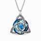 🎁2026 New Arrivals 50% OFF💥Women's Celtic Knot Birthstone Pendant Necklace🌀📿