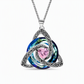 🎁2026 New Arrivals 50% OFF💥Women's Celtic Knot Birthstone Pendant Necklace🌀📿