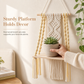 🎁2026 New Arrivals 50% OFF💥Bohemian Hand Woven Macrame Wall Hanging Floating Shelf for Books and Plants Living Room Decor