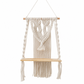 🎁2026 New Arrivals 50% OFF💥Bohemian Hand Woven Macrame Wall Hanging Floating Shelf for Books and Plants Living Room Decor