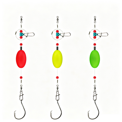 🎁2026 New Arrivals 50% OFF💥Pre-Tied Surf Fishing Rigs: High-Buoyancy Floats, Forged Circle Hooks, 90lb Leader, Ready to Use