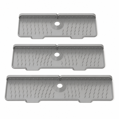 🎁2026 New Arrivals 50% OFF💥Silicone Faucet Splash Guard Mat — Drain Fast, Cuttable🧽