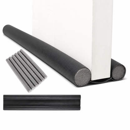 🎁2026 New Arrivals 50% OFF💥DIY Wear Resistant Leather Under Door Draft Stopper Windproof and Insect Proof Bedroom Door Bottom Seal Strip