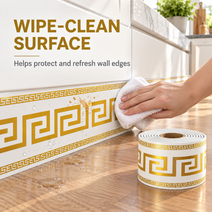 🎁2026 New Arrivals 50% OFF💥Self-Adhesive Skirting Board Border Sticker🧱🔰