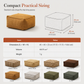 🎁2026 New Arrivals 50% OFF💥⏰Storage Stool Cover: Fill with Clothes, 100kg Support, Wide Zipper, Washable, 45x45x23cm