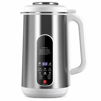 🎁2026 New Arrivals 50% OFF💥Multi-Functional 304 Stainless Steel Soy Milk Maker and High- Blender Large Capacity Filter-Free Household Food Processor with Smart Timer