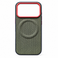 🎁2026 New Arrivals 50% OFF💥Magnetic Woven Texture Phone Case with Gold Trim – Anti-Slip, Shockproof, Wireless Charging ✨
