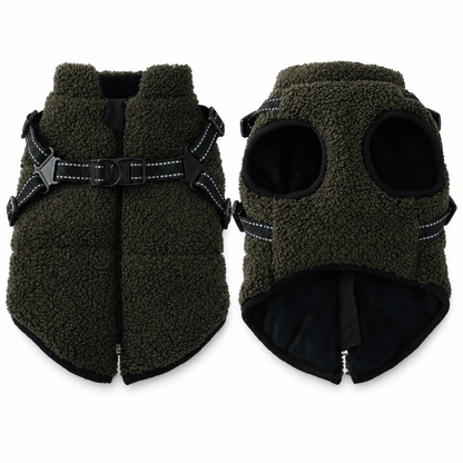 🎁2026 New Arrivals 50% OFF💥Warm Winter Dog Coat — Reflective Strips & Built-In Harness 🐾