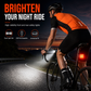 🎁2026 New Arrivals 50% OFF💥Bright Bicycle Light Front Headlight and Rear Taillight for Mountain Bike Night Riding Safety Warning Cycling Accessories