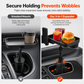 🎁2026 New Arrivals 50% OFF💥3 in 1 Multifunctional Car Cup Holder Phone Mount with Tray and Storage Organizer🚗📱🥤🍔