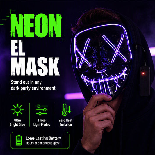🎁2026 New Arrivals 50% OFF💥Halloween LED Glowing Mask