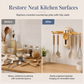 🎁2026 New Arrivals 50% OFF💥Rotating 5-Hook Rack – Drill-Free Storage for a Clutter-Free Kitchen ✨🏠