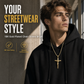 🎁2026 New Arrivals 50% OFF💥Portrait Cross Pendant Necklace – A Timeless Unisex Piece for Everyday Wear & Thoughtful Gifting 💎✝️