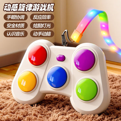 🎁2026 New Arrivals 50% OFF💥Handheld Light-Up Memory Game for Kids – Musical Electronic Toy with Dual Game Modes