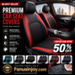 🎁2026 New Arrivals 50% OFF💥9-Piece Quilted Faux Leather Seat Covers – Car Interior Accessory ⏰