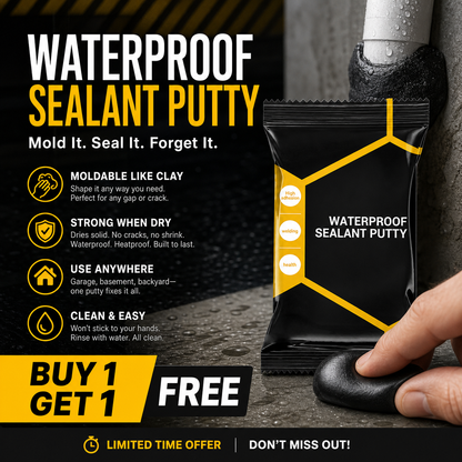 🎁2026 New Arrivals 50% OFF💥Waterproof Sealant Putty – Easy-to-Mold Filler for Pipe Openings & Wall Gaps